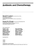 Couverture : Antibiotic and chemotherapy.