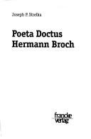 Couverture : Poeta Doctus Hermann Broch