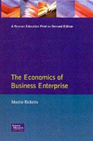 Couverture : The economics of business enterprise