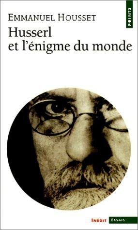 Couverture : Husserl et l'énigme du monde