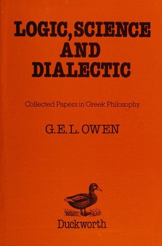 Couverture : Logic, science and dialectic