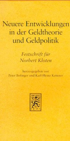 Couverture : Neuere Entwicklungen in der Geldtheorie und Geldpolitik