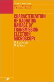 Couverture : Characterization of radiation damage by transmission electron microscopy
