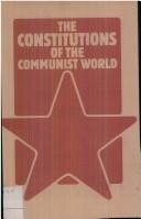 Couverture : The Constitutions of the Communist world