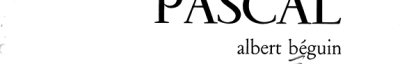 Couverture : Pascal