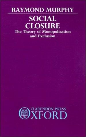 Couverture : Social Closure