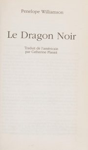Couverture : Le dragon noir