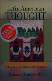 Couverture : Latin American thought