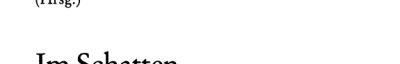 Couverture : Im Schatten der Krise