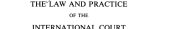 Couverture : The Law and Practice of the International Court
