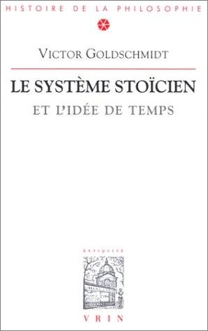 Couverture : Le Système stoïcien et l'idée de temps, 4e édition