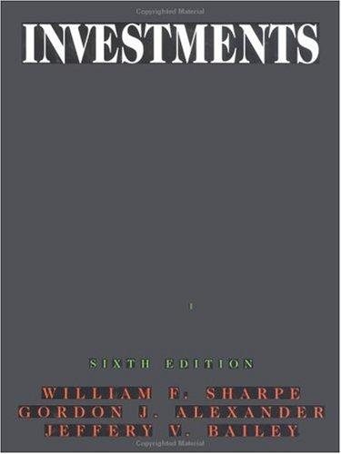 Couverture : Investments (6th Edition)