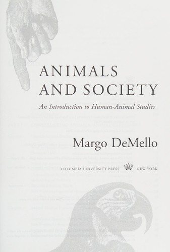 Couverture : Animals and Society