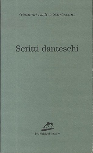 Couverture : Scritti danteschi