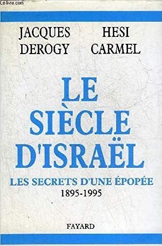 Couverture : Le siècle d'Israël
