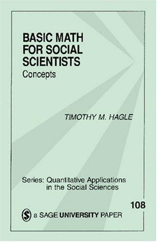 Couverture : Basic math for social scientists