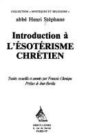 Couverture : Introduction à l'ésotérisme chrétien