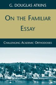 Couverture : On the familiar essay
