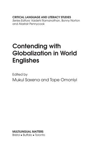 Couverture : Contending with globalization in world Englishes