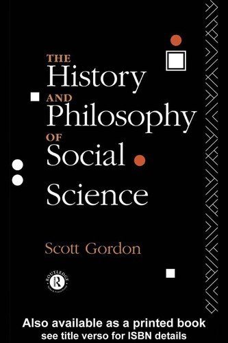 Couverture : The history and philosophy of social science