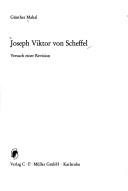 Couverture : Joseph Viktor von Scheffel