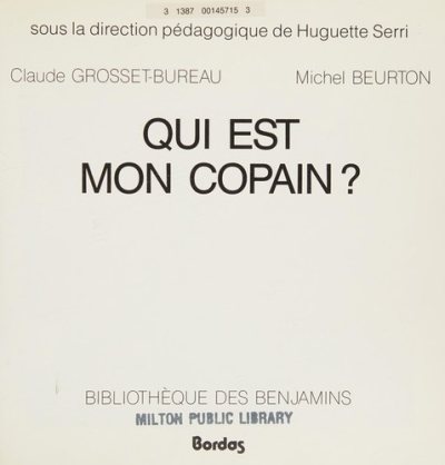 Couverture : Bibliotheque Des Benjamins