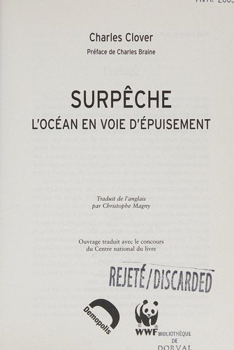 Couverture : Surpêche