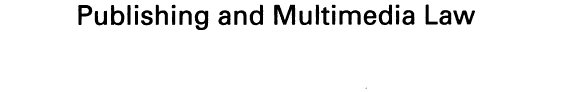 Couverture : Henry: Publishing and Multimedia Law