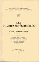 Couverture : Les communautés rurales =