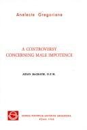 Couverture : A controversy concerning male impotence