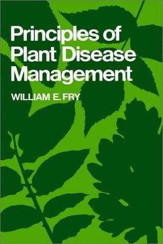 Couverture : Principles of Plant Disease Management