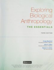 Couverture : Exploring Biological Anthropology
