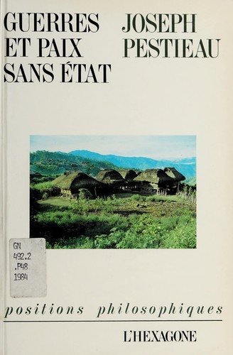 Couverture : Guerres et paix sans Etat
