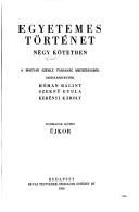 Couverture : Az újkor története