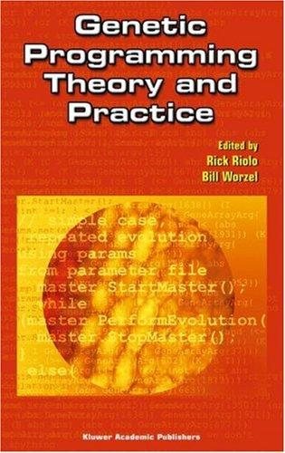 Couverture : Genetic programming theory and practice