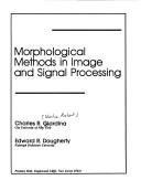 Couverture : Morphological methods in image and signal processing