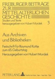 Couverture : Aus Archiven und Bibliotheken