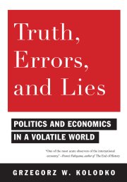 Couverture : Truth, errors, and lies