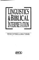 Couverture : Linguistics & biblical interpretation