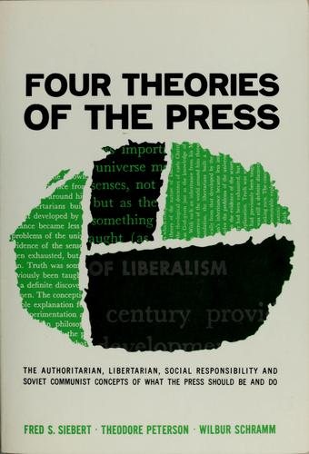 Couverture : Four theories of the press