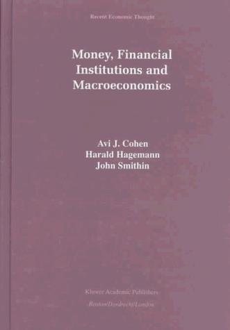 Couverture : Money, financial institutions, and macroeconomics