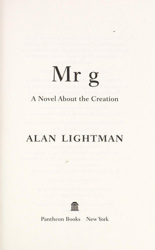 Couverture : Mr g