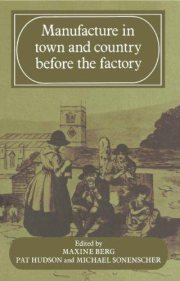 Couverture : Manufacture in town and country before the factory