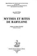 Couverture : Mythes et rites de Babylone