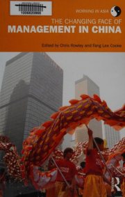 Couverture : The changing face of management in China