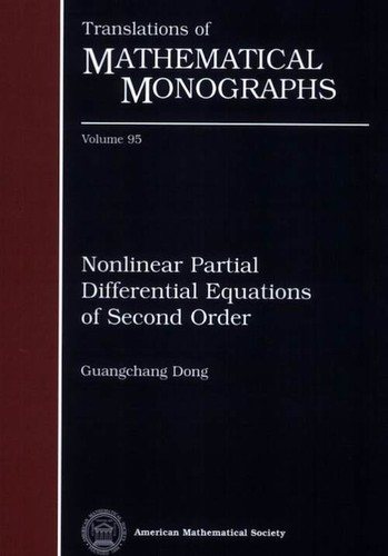 Couverture : Nonlinear partial differential equations of second order