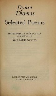 Couverture : Selected Poems