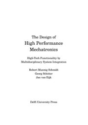 Couverture : The design of high performance mechatronics