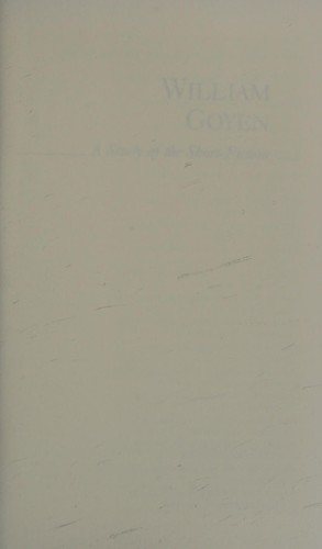 Couverture : William Goyen