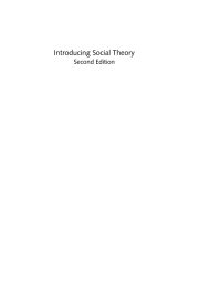 Couverture : Introducing social theory
